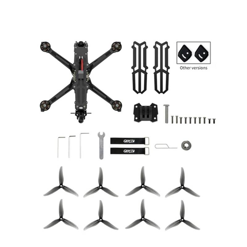 YRcEKH Vapor-X5 Vapor-X6 O3 Wasp Link HD Freestyle Drohne X-förmiges Design 5 Zoll 6 Zoll kompatibles digitales Spielzeug mit bürstenlosem Motor(X5 Wasp PNP) von YRcEKH