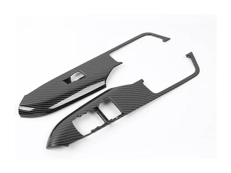 Elektrischer Fensterschalter Für F&ord Für Mustang 2015-2023 Auto-Innentürgriff Autotürgriffverkleidung Fensterheberschalter Knopfrahmenverkleidung(Carbon Fiber Pattern) von YSBVBLRMRV