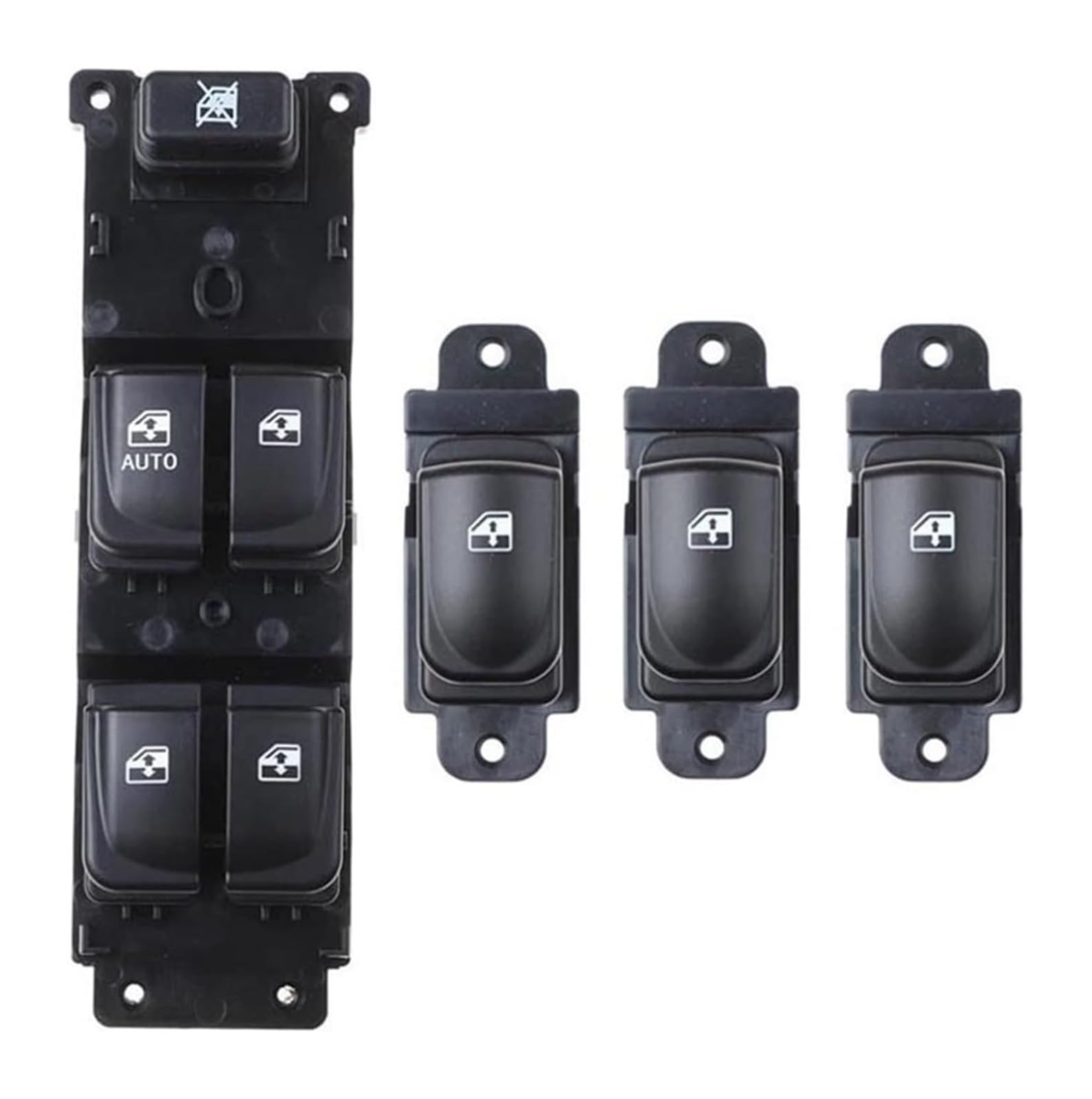 Elektrischer Fensterschalter Für Hyundai I20 Auto Elektrische Fensterheber Control Schalter 93570-1J102 935701J102 93580-1J002 Auto Push Button Schalter(Switch and Buttons) von YSBVBLRMRV