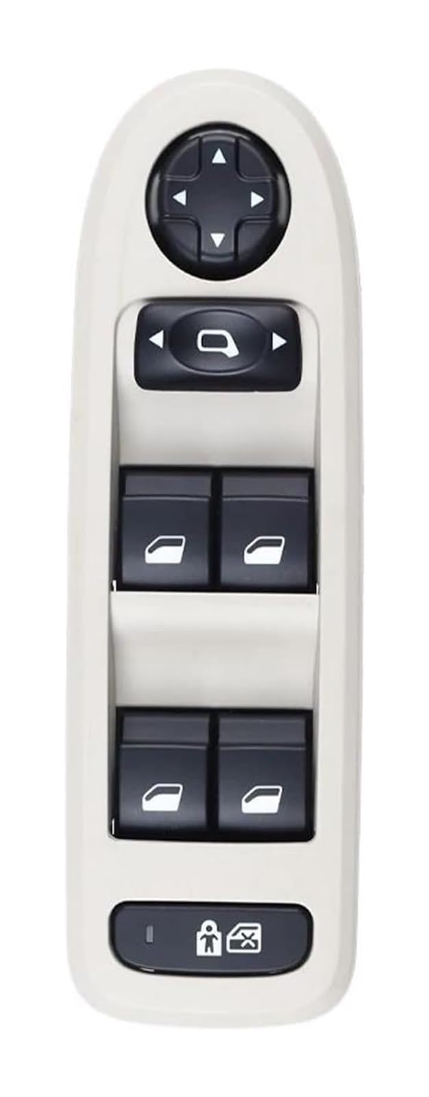 Elektrischer Fensterschalter Für P&eugeot 308 5 Tür Fließheck Wagon 2007-2013 Elektrische Fenster Schalter Auto Push Button Schalter(Beige) von YSBVBLRMRV