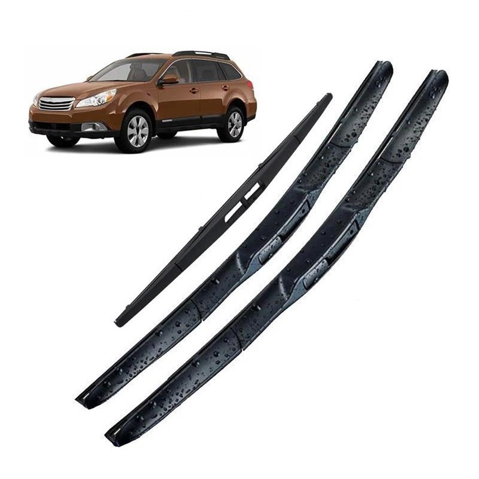 Scheibenwischer Für Subaru Outback BR ​​/ BM 2009-2014 Scheibenwischer LHD Vorne Und Hinten Wischerblätter Set Windschutzscheibe Windschutzscheibe Fenster von YSLOPEN