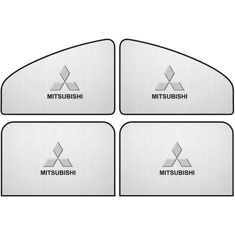 Auto Seitenfenster Sonnenschutz für Mitsubishi Eclipse Cross 2018-2023, Anti-UV Sonnenblende Front Heckscheiben Visier Abdeckung Schutz Autofenster Zubehör,C/4 Four Windows von YSOLDA