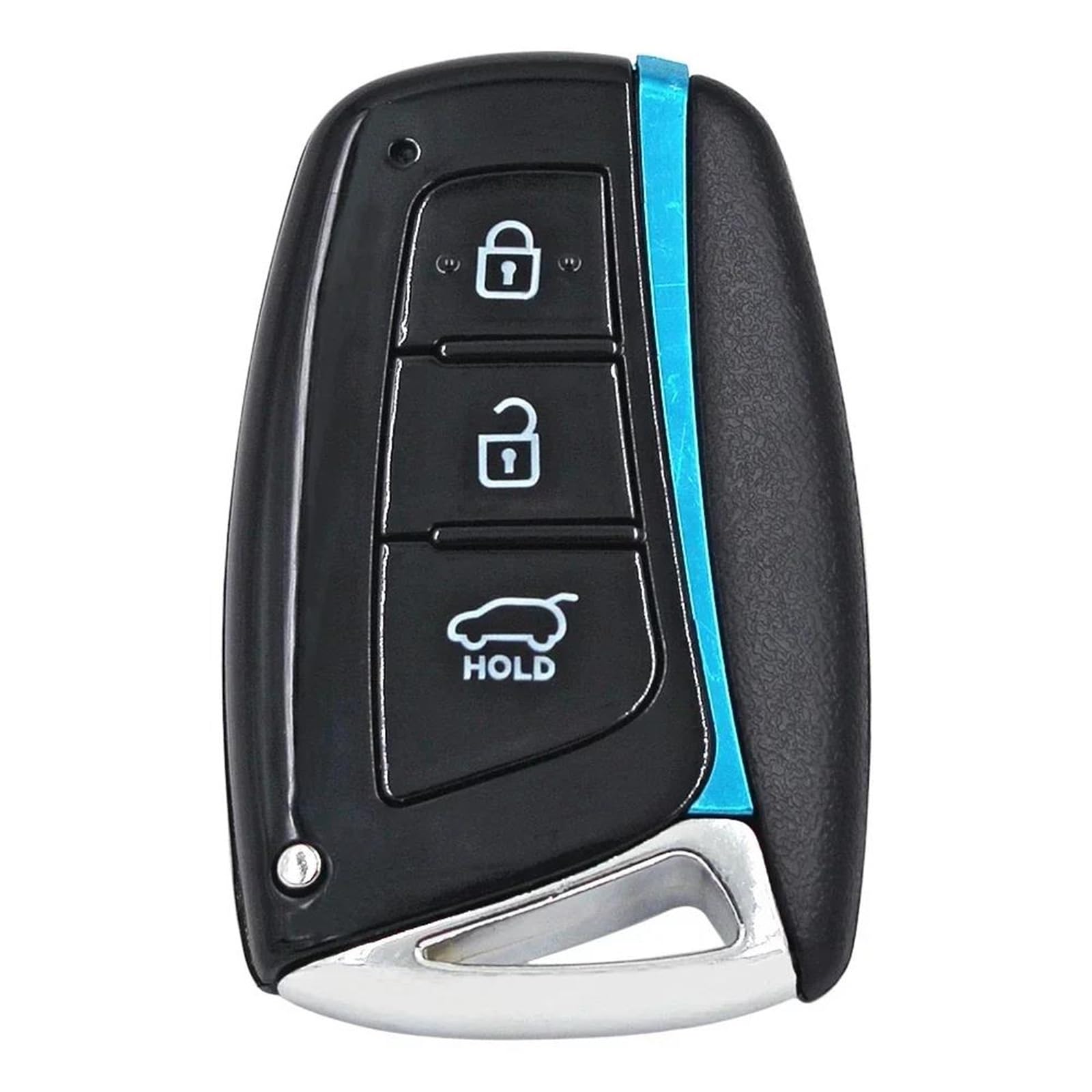 schlüsselgehäuse Für Hyundai Für Santa Fe 2011 2012 2013 2014 2015 3/4 Taste Remote Key Shell Fall Auto Schlüssel Gehäuse Abdeckung autoschlüssel hülle(3 Button Shell) von YSPOKJ