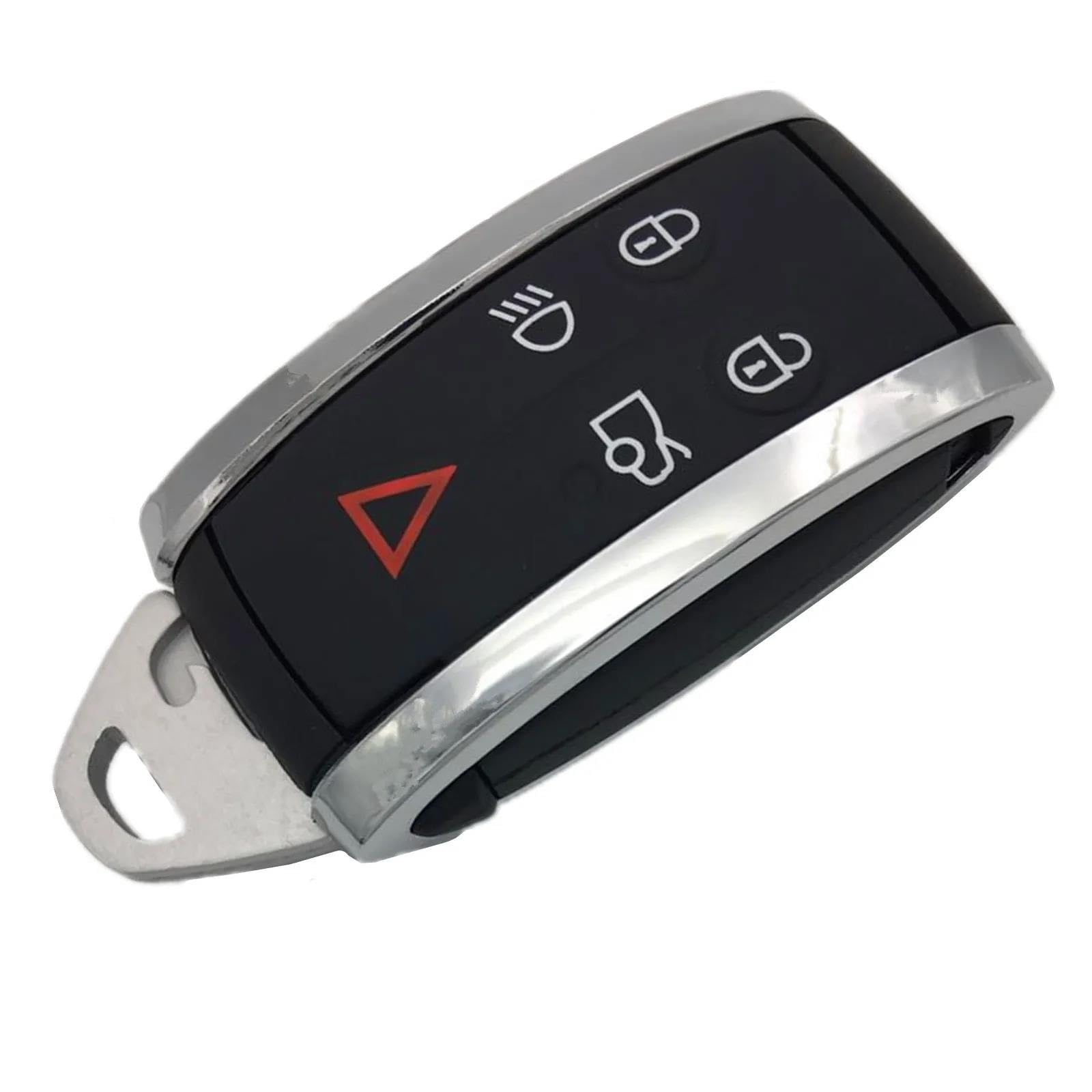 schlüsselgehäuse Für Jaguar Für XF Für Fob 2007-2012 Gehäuse Rohlinge Fob Shell Abdeckung Fall Ersatz 5 Tasten Für Smart Auto Remote Key Fob Shell autoschlüssel hülle von YSPOKJ