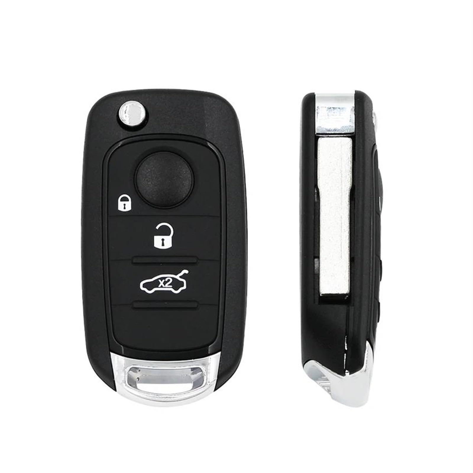 schlüsselgehäuse Für Toro Für 500X Für 500 Für Punto Für Tipo Für Egea Folding Flip Remote Key Shell Fall für Smart Auto Schlüssel Gehäuse autoschlüssel hülle(1) von YSPOKJ