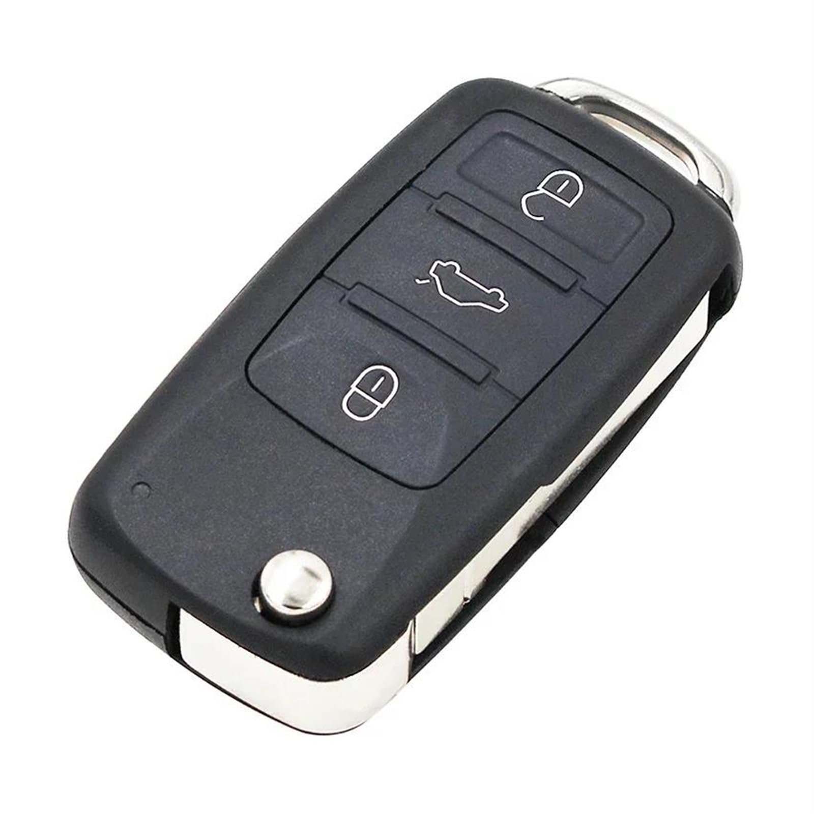 schlüsselgehäuse Für Touareg 2004 2005 2006 2007 2008 2009 2010 2011 3 + 1/4 Taste Folding Flip Auto schlüssel Shell Remote Key Case Gehäuse autoschlüssel hülle von YSPOKJ