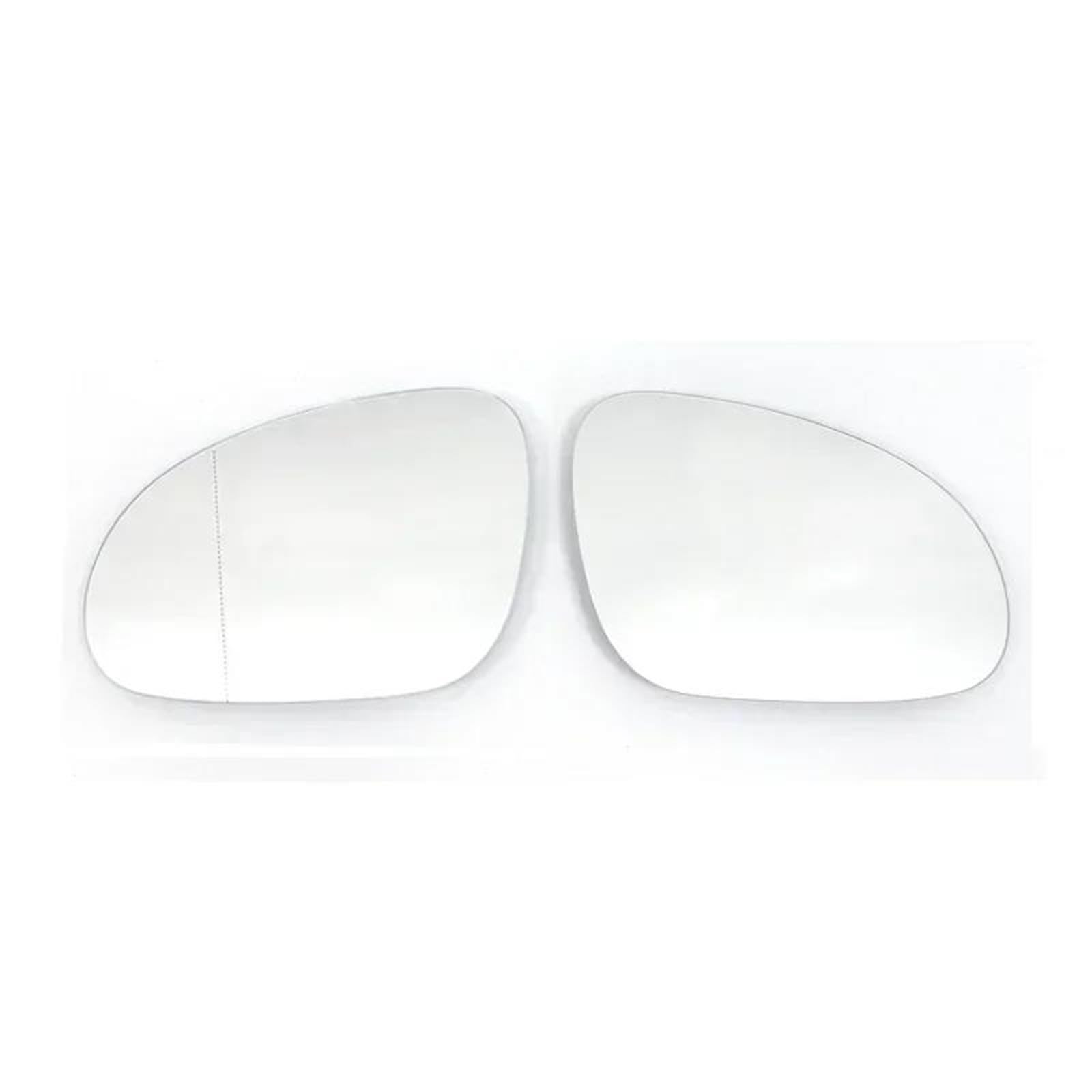 Spiegelglas Heizbar Für VW für Golf 6 für Touran Linke oder rechte Seite beheizte Flügelspiegel Glass Hackview Mirror Objektiv 2009-2015 Außenspiegel Glas(Right and Left) von YSQIFBABD