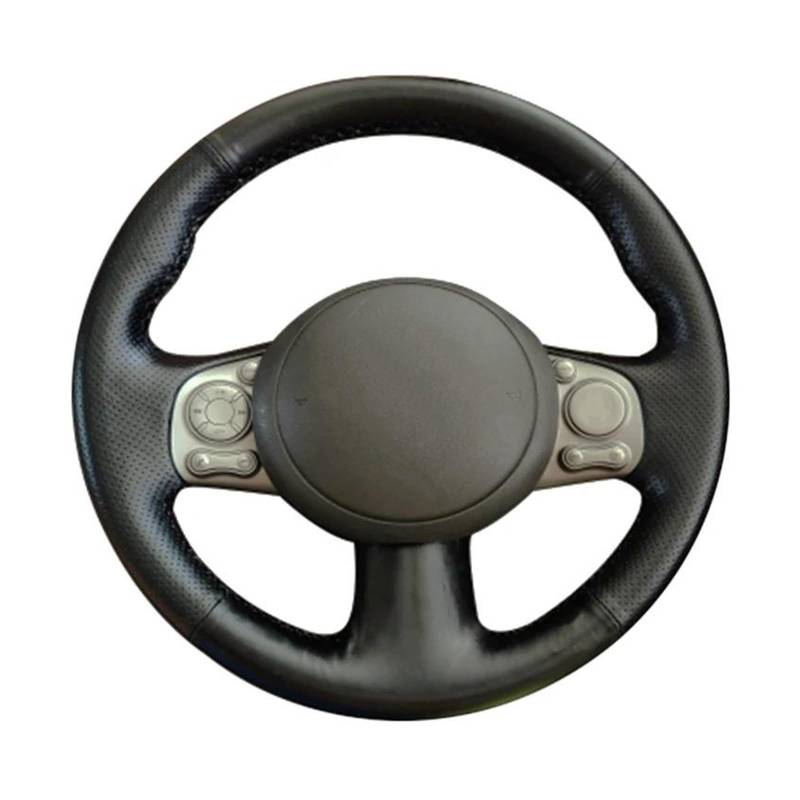 Auto Lenkradbezug Mikrofaser Leder Auto Lenkrad Geflecht Abdeckung Für Nissan Für März Für Sunny Für Versa 2013 Für Almera Lenkrad Abdeckung(Brown Thread) von YSQOFDNFD