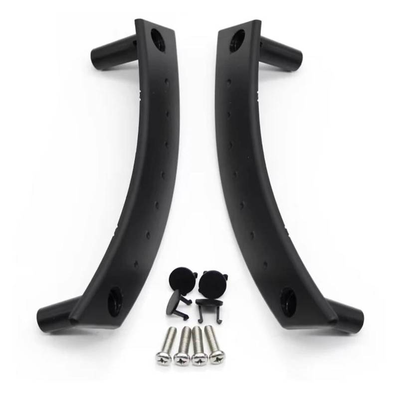 Türgriff Innen 1/2PCS Auto Tür Pull Griff Abdeckung Panel Für VW 2000-2010 1C0867171A2QL Innenhaltegriff(Black 2PCs Set) von YSQOFDNFD