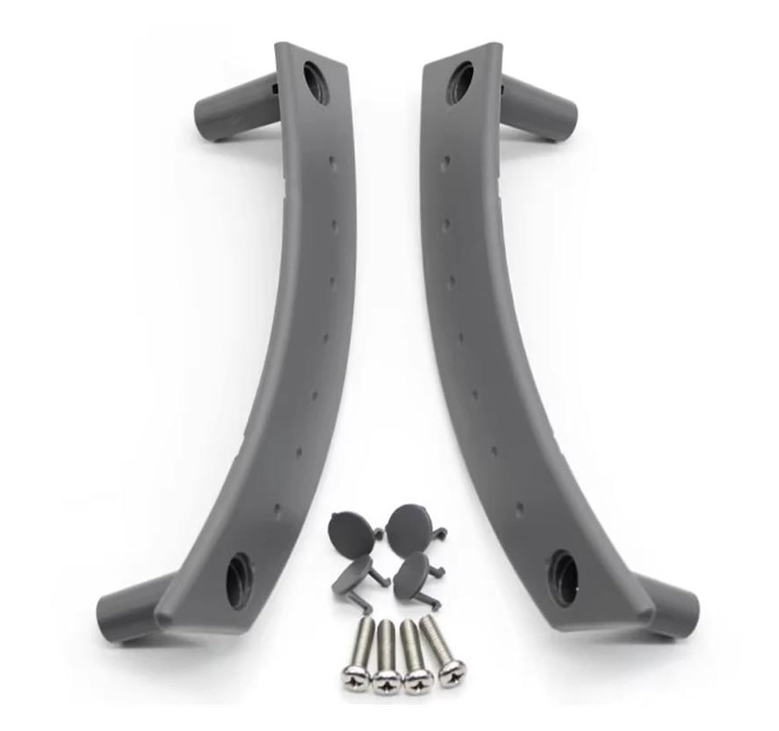 Türgriff Innen 1/2PCS Auto Tür Pull Griff Abdeckung Panel Für VW 2000-2010 1C0867171A2QL Innenhaltegriff(Gray 2PCs Set) von YSQOFDNFD