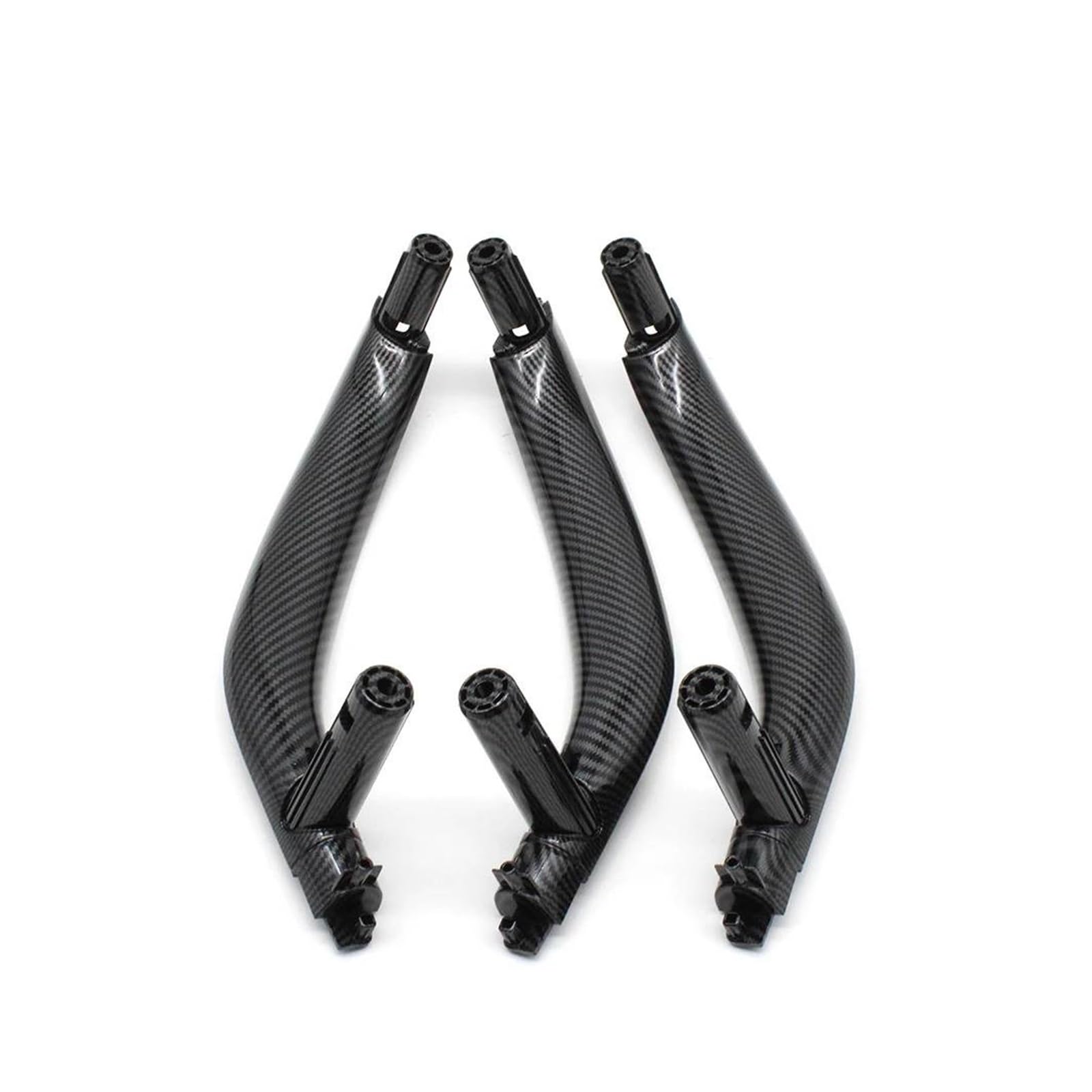 Türgriff Innen 3PCS LHD RHD Auto InteriorDoor Pull Griff Abdeckung Panel Trim Für X5 X6 F15 F16 2014-2018 Innenhaltegriff(LHD 3PCS Carbon) von YSQOFDNFD