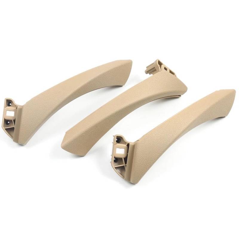 Türgriff Innen 3PCS Links Ruder Auto Passagier Tür Griff Innere Armlehne Panel Pull Für 3 Serie E90 E91 328 330 335 Innenhaltegriff(Beige) von YSQOFDNFD