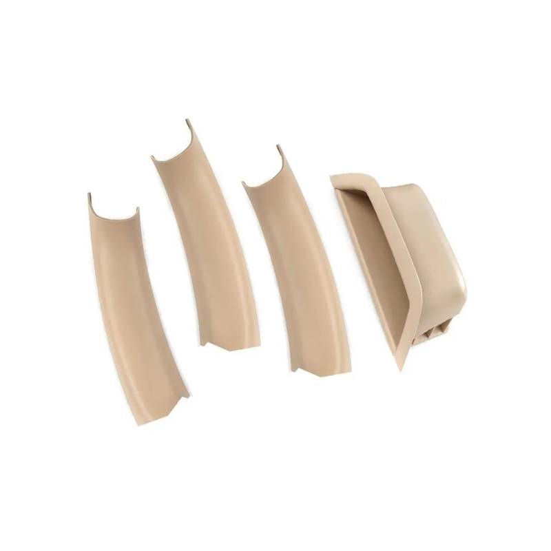 Türgriff Innen 4Pcs Für X3 X4 F25 F26 2010 2011 2012 2013 2014 2015 2016 Auto Innen Tür Griff Panel Pull Abdeckung Trim Innenhaltegriff(Beige Set) von YSQOFDNFD