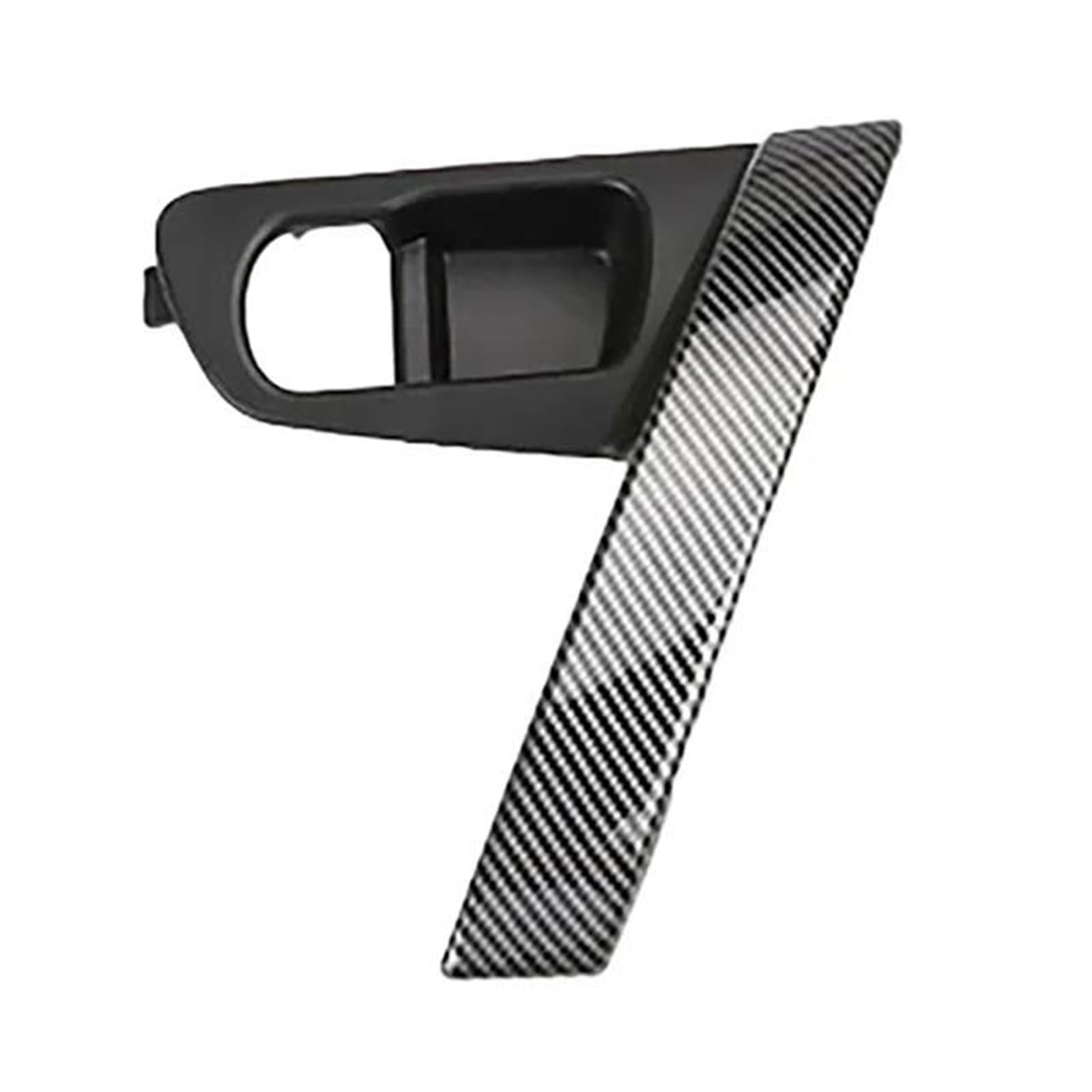 Türgriff Innen Auto Carbon Fiber Innentürgriffe Basis Innentürgriffabdeckung Trim für Nissan für Qashqai J10 2007-2015 Links Innenhaltegriff(Left Side) von YSQOFDNFD