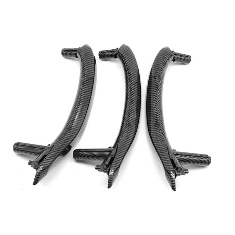 Türgriff Innen Auto-Innentür-Carbonfaser-Griff für X5 X6 F15 F16 2014–2018 Innenhaltegriff(RHD Handle kit Set) von YSQOFDNFD