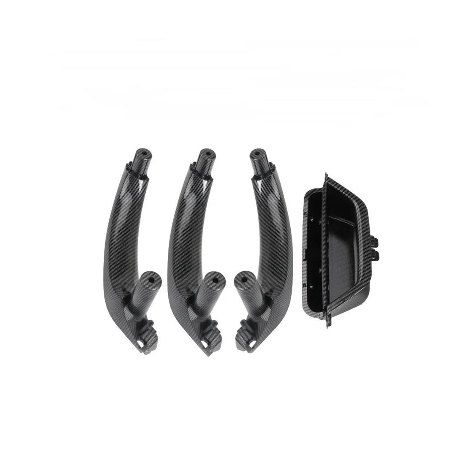 Türgriff Innen Auto Innentürgriff Innentür Panel Griff Pull Trim Abdeckung Für X3 X4 F25 F26 51419209216 Innenhaltegriff(Carbon RHD 1 Set) von YSQOFDNFD