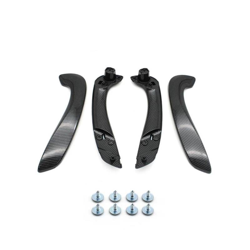 Türgriff Innen Auto-Innentürgriff-Set vorne für Megane 3 für MK3 für Fluence 2008–2016 809540001R 809600007R Innenhaltegriff(Carbon 4PCs) von YSQOFDNFD