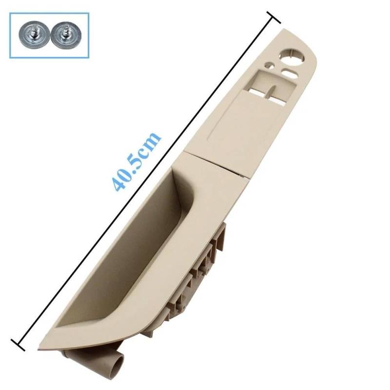 Türgriff Innen Auto Tür Armlehne Fenster Schalter Panel Griff Für 3 Serie E92 Coupe 320i 330i 335i 2007-2014 Innenhaltegriff(LHD E92 Beige) von YSQOFDNFD