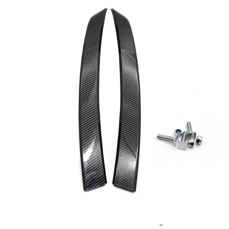 Türgriff Innen Auto Vorne Hinten Tür Links Rechts Türgriff Trim Abdeckung Für 5 Serie Für M5 E60 E61 2004-2006 Innenhaltegriff(Carbon-Front 2pcs) von YSQOFDNFD