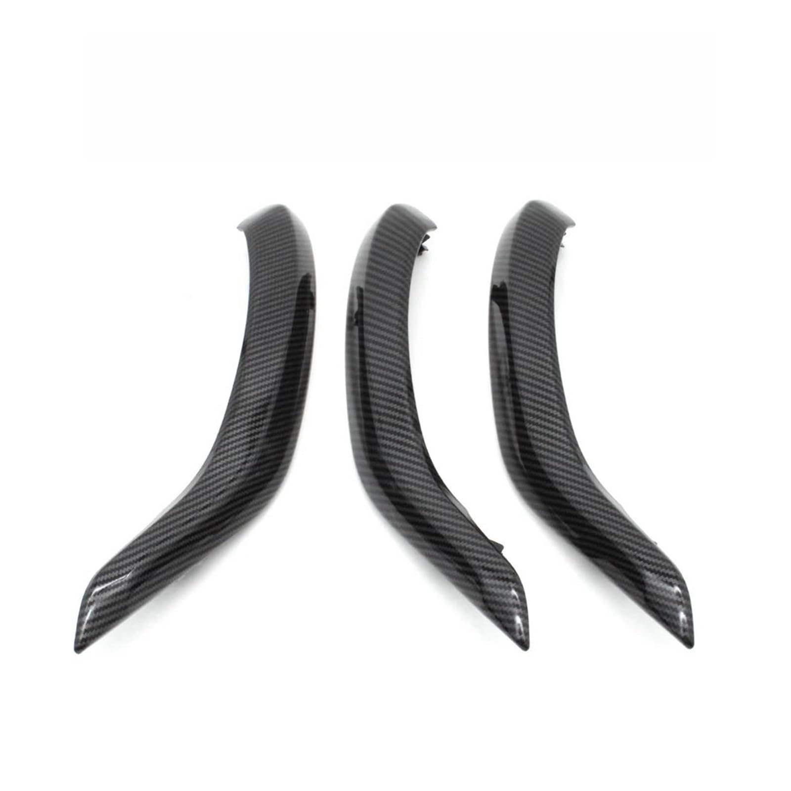 Türgriff Innen Auto Vorne Hinten Tür Pull Griff Äußere Abdeckung Trim Set Für X5 X6 F15 F16 2014-2018 Innenhaltegriff(LHD 3PCs Carbon) von YSQOFDNFD