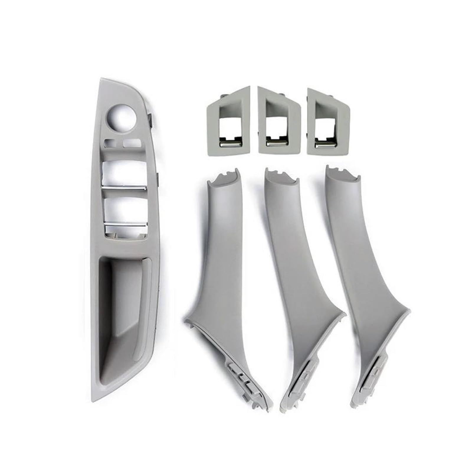 Türgriff Innen LHD Auto-Innentür-Armlehnen-Innenzuggriff-Set für 5er F10 F11 523i 525i 528i 530i Innenhaltegriff(LHD Gray) von YSQOFDNFD