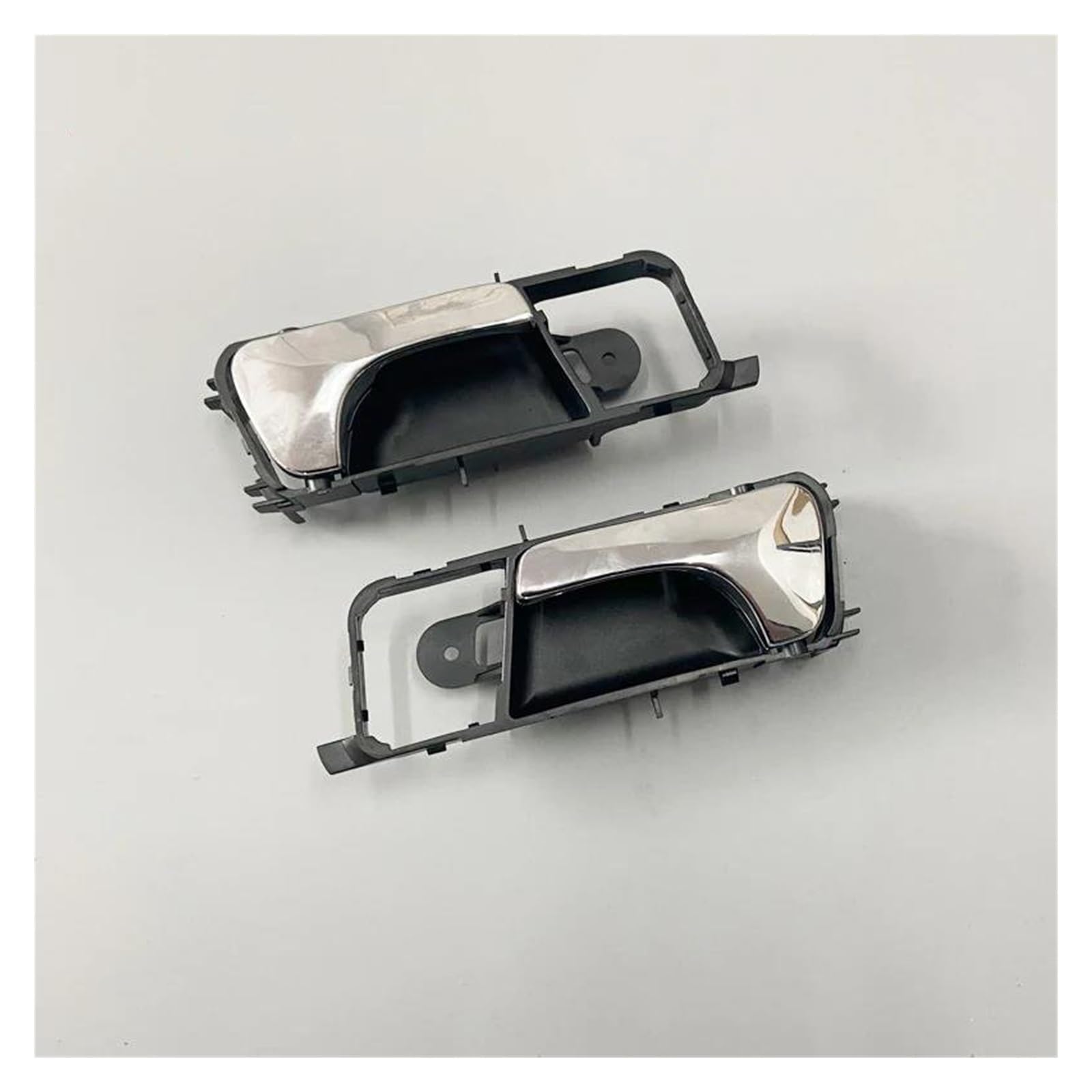 Türgriff Innen Vorderer Innentürgriff, hinterer Innengriff Chrom mit Schwarz. Für Buick für Excelle 2007–2013 Innenhaltegriff(1 Pair Chrome) von YSQOFDNFD