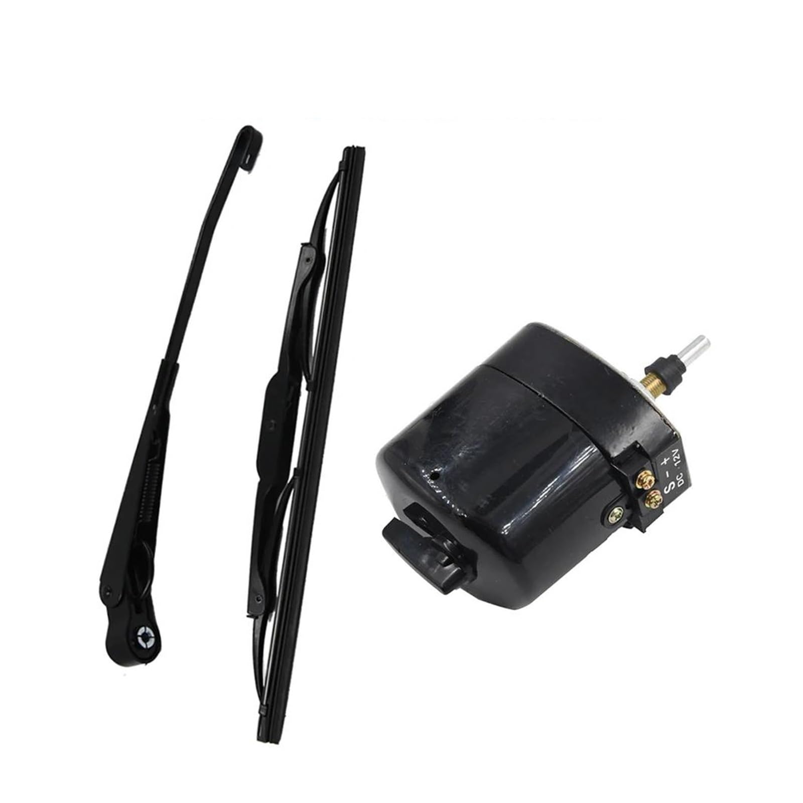 Wischermotor 12V Universal-Scheibenwischermotor Mit Arm Und Blatt 01287358 7731000001 0390506510 Autozubehör Wischermotor Vorne(Wiper and Motor) von YSQOFDNFD