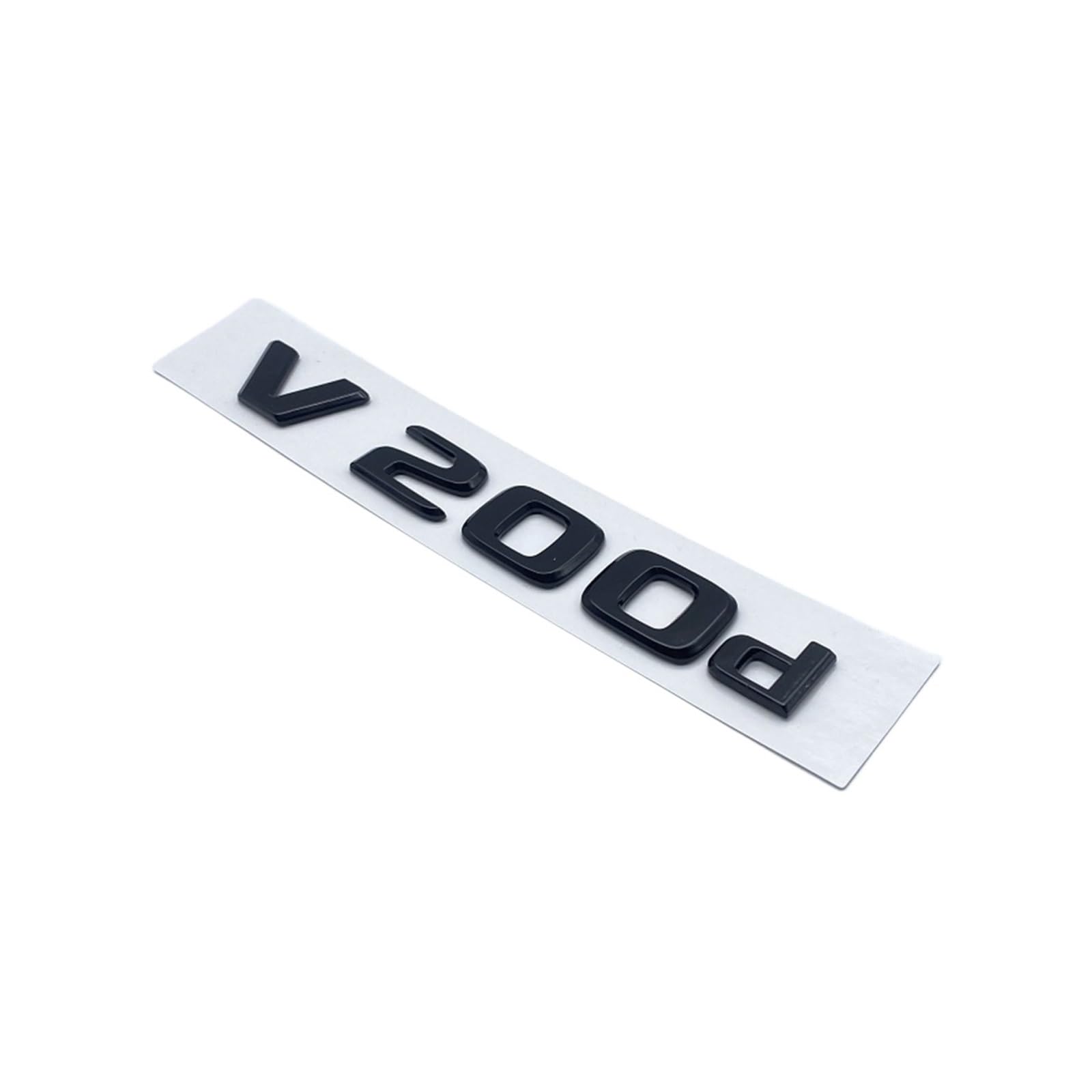 YSRWTBBA 3D-Buchstaben V250d V300d NIGHT Edition ABS-Emblem Kompatibel mit V-Klasse W447 Autoabzeichen Kofferraum Typenschild Logo-Aufkleber, einfach abziehen und abzi(Glossy b von YSRWTBBA