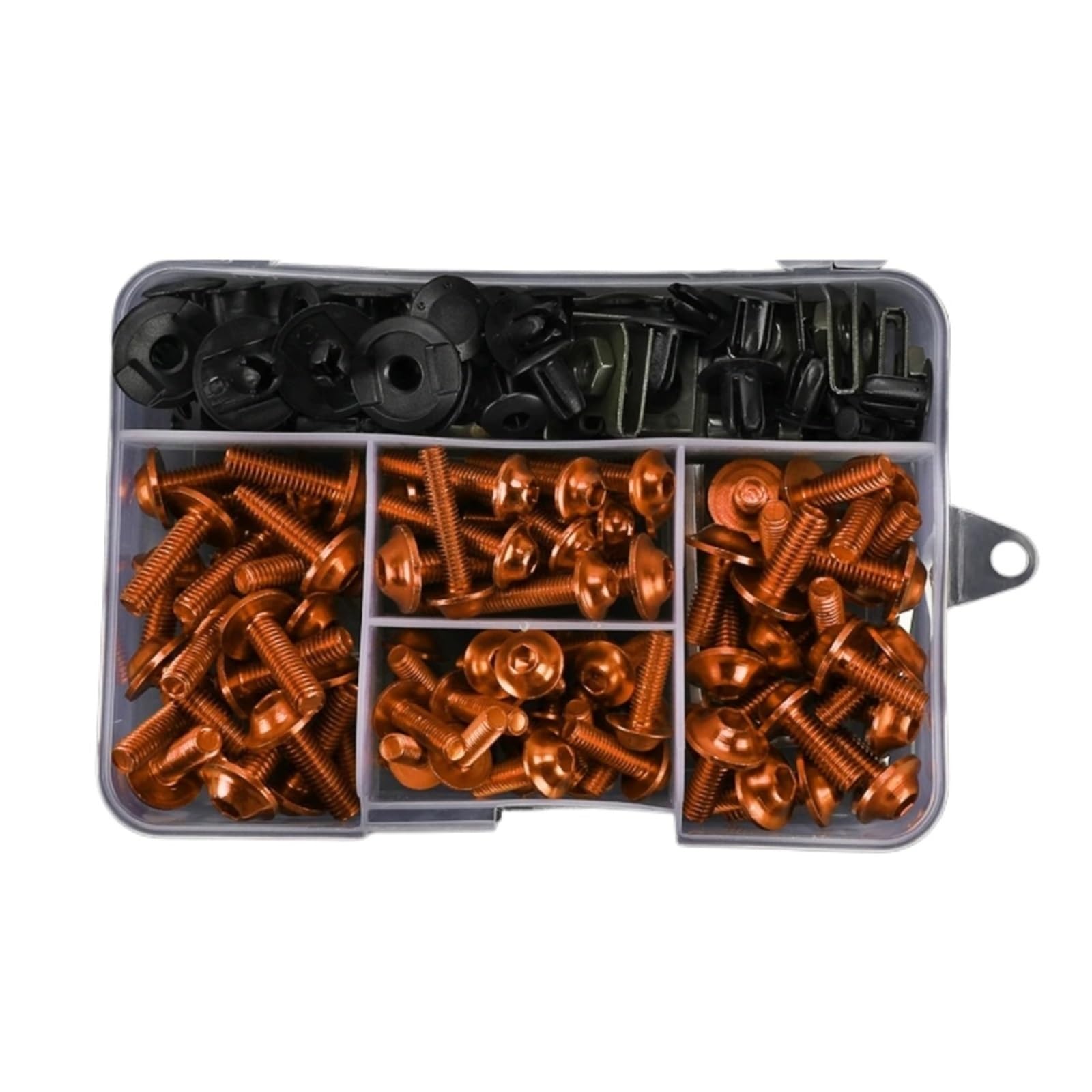 Motorrad Schrauben Muttern Für Africa Für Twin Für RD04 Für RD07 Für RD07A Motorrad Verkleidung Für Bolzen Schrauben Kit Mutter Clips Aluminium Motorrad Sportbike Komplette Verkleidung Schrauben(Orang von YSSLYEU