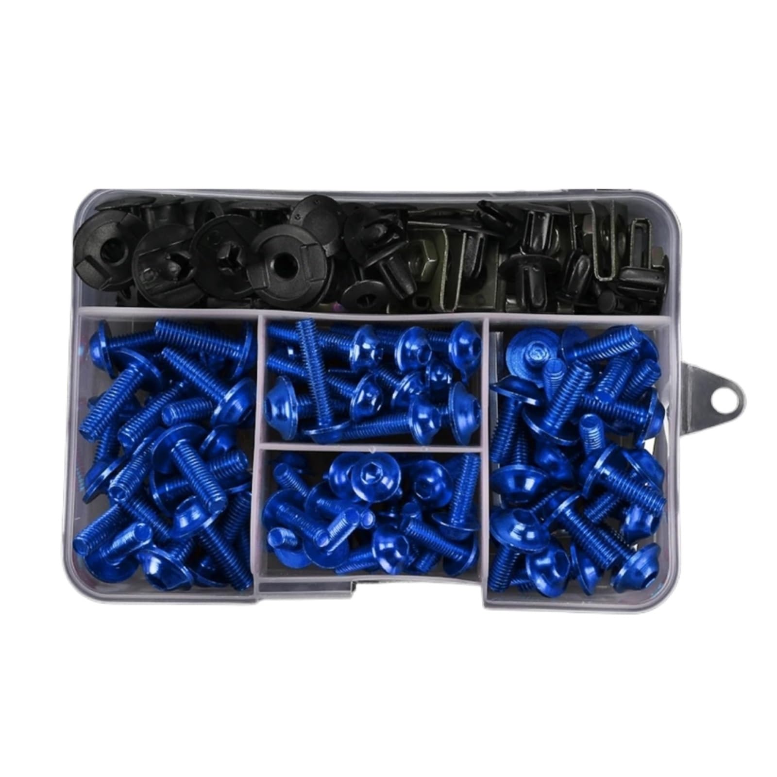 Motorrad Schrauben Muttern Für Africa Für Twin Für RD04 Für RD07 Für RD07A Motorrad Verkleidung Für Bolzen Schrauben Kit Mutter Clips Aluminium Motorrad Sportbike Komplette Verkleidung Schrauben(Blue) von YSSLYEU