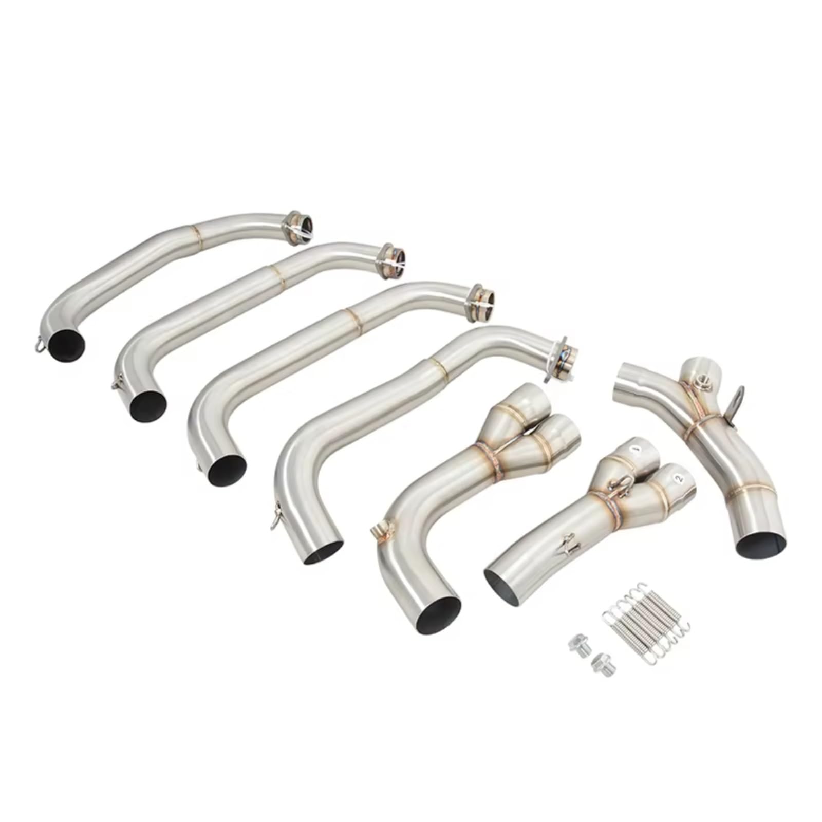 YSSLYEU Motorrad Auspuffrohr Für CB1000R 2019 2020 2021 2022 2023 Motorrad-Vollauspuff Für Escape Moto Front Link Pipe Für Connect Muffler Motorrad-Auspuffrohr-Endrohr von YSSLYEU