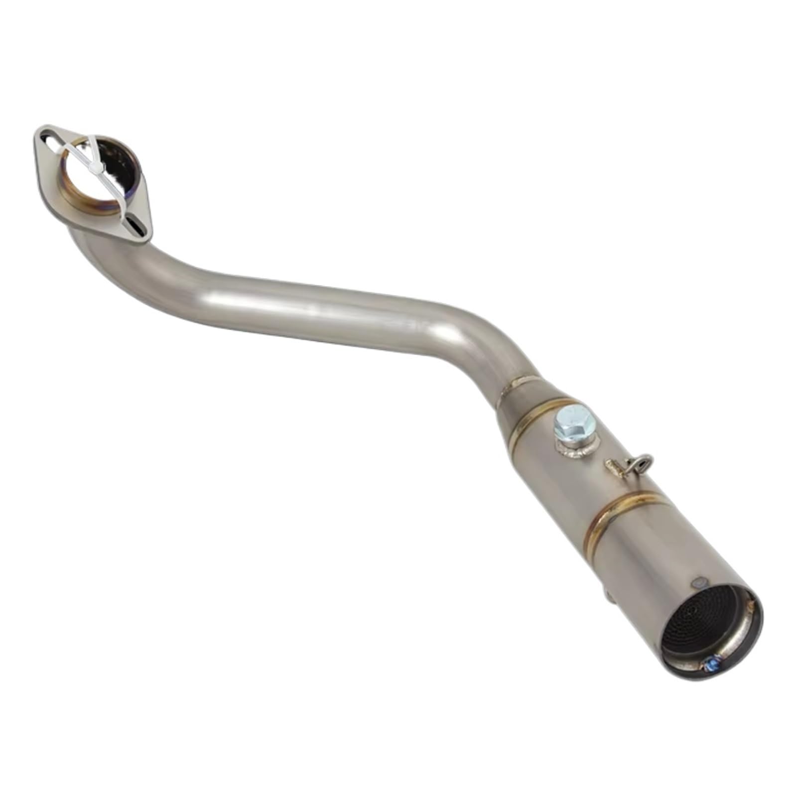 YSSLYEU Motorrad Auspuffrohr Für Forza300 2018 2019 2020 Motorradauspuff Für Escape Front Link Pipe 51mm Moto Schalldämpfer Mit Katalysator Motorrad-Auspuffsystem Zubehör von YSSLYEU