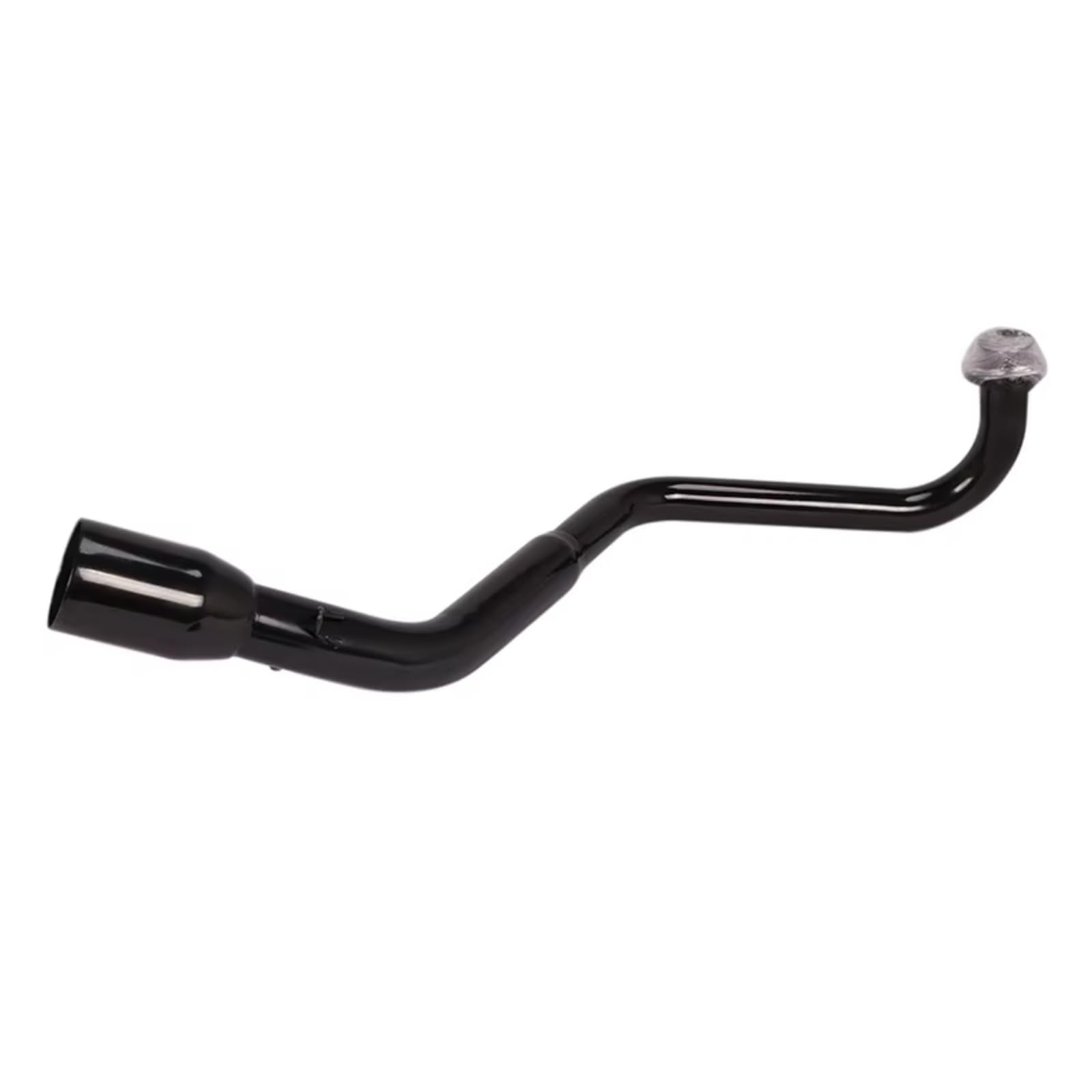 YSSLYEU Motorrad Auspuffrohr Für Grom125 Für MSX125SF M3 2013-2020 Motorradauspuff Für Escape Header Front Link Pipe 51mm Schalldämpfer Motorrad Auspuff Vent Link Pipe(Black) von YSSLYEU