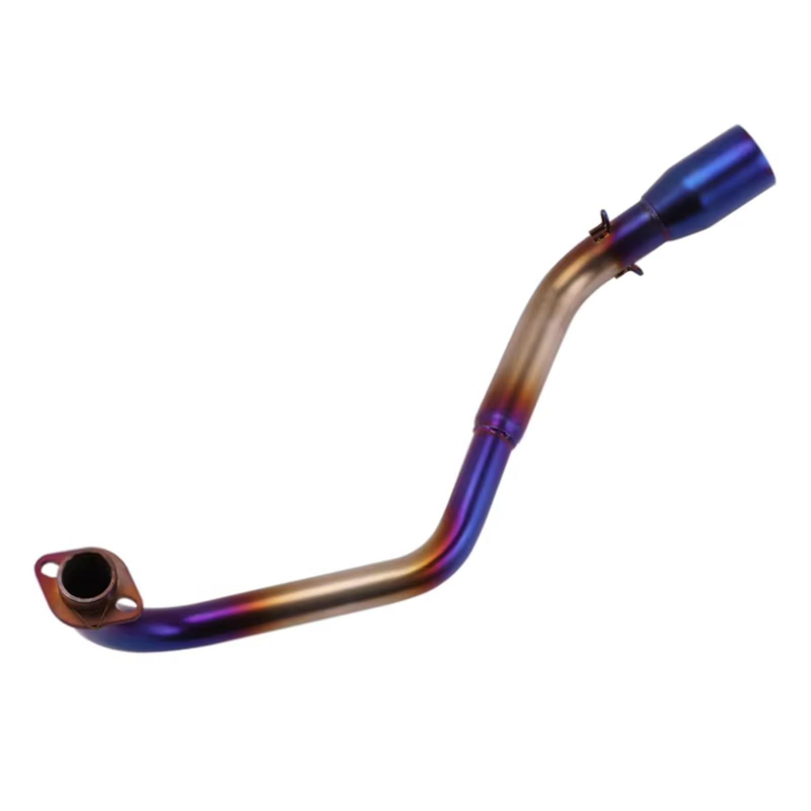 YSSLYEU Motorrad Auspuffrohr Für Grom125 Für MSX125SF M3 2013-2020 Motorradauspuff Für Escape Header Front Link Pipe 51mm Schalldämpfer Motorrad Auspuff Vent Link Pipe(Multi-Colored) von YSSLYEU