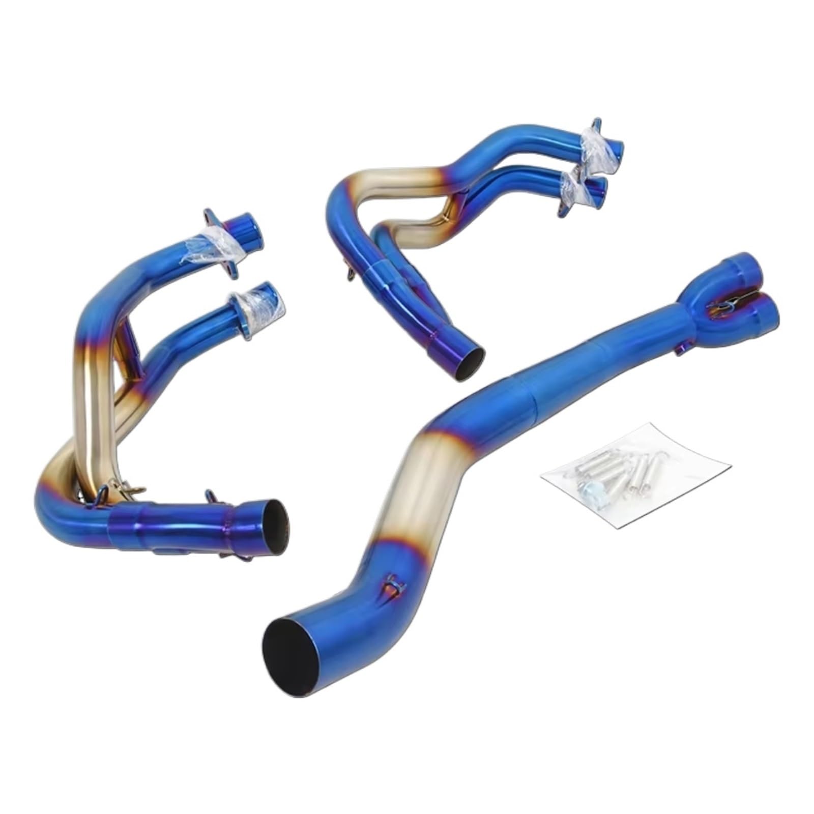 YSSLYEU Motorrad Auspuffrohr Für Ninja Für ZX25R 2021 2022 Motorradauspuff Fluchtsysteme Ändern Front Link Pipe Schalldämpfer Motocross Auspuffrohr Link Verbinden(Multi-Colored) von YSSLYEU