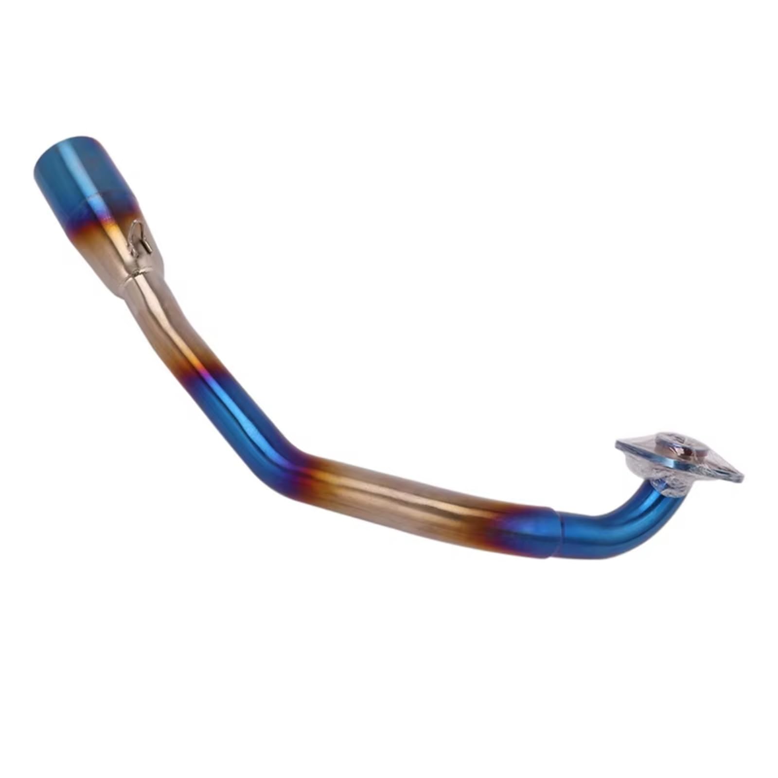 YSSLYEU Motorrad Auspuffrohr Für RX125 FI Motorradauspuff Für Escape System Modifizierter Schalldämpfer 51mm Front Link Pipe Motorrad Auspuffrohr Endrohr(Multi-Colored) von YSSLYEU