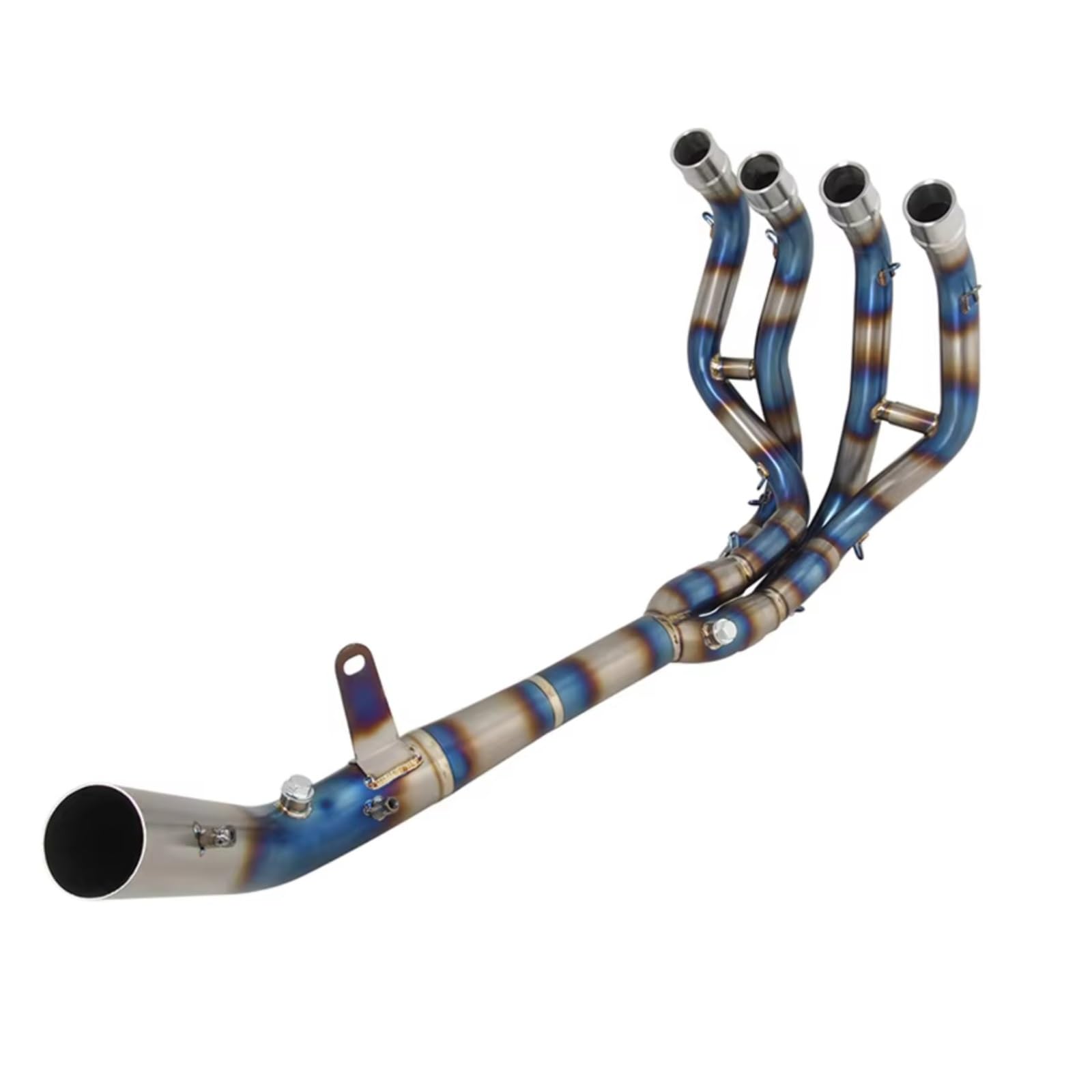 YSSLYEU Motorrad Auspuffrohr Für ZX4R ZX4RR 2023 Motorradauspuff Für Escape Für Connect Schalldämpfer Front Link Pipe Motorradauspuffsystem-Modifikationen(Multi-Colored) von YSSLYEU