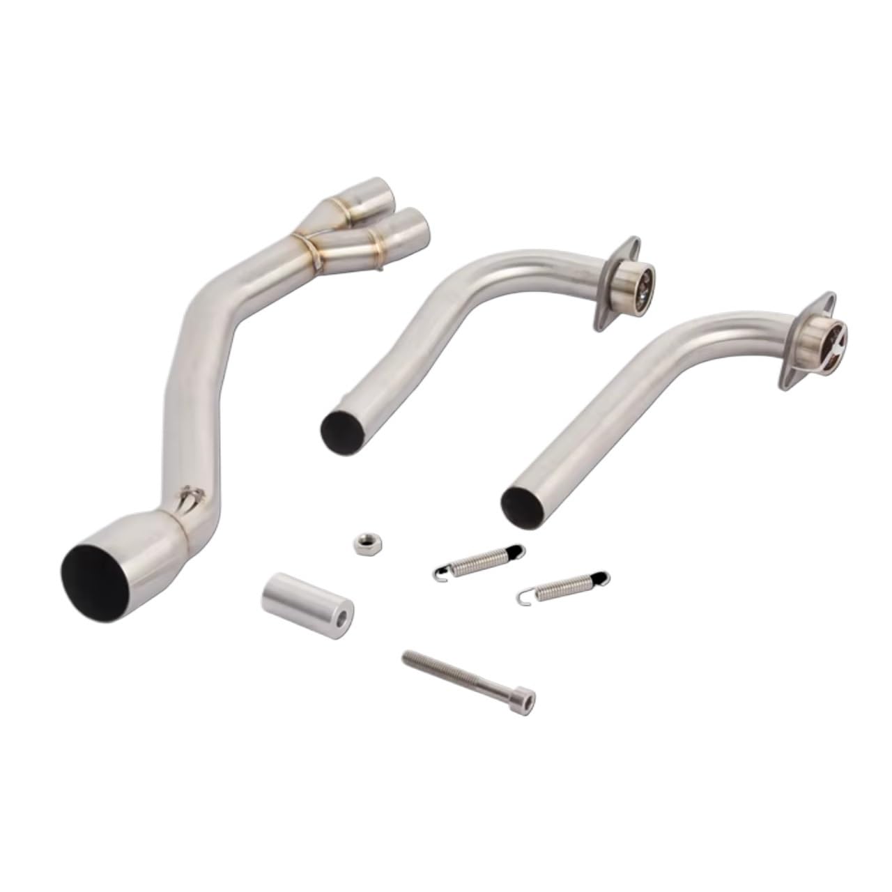 YSSLYEU Motorrad Auspuffrohr Kompatibel Mit Yamaha Für Tmax500 2001 2002 2003 2004 2005 2006 2007 Motorradauspuff Für Fluchtsysteme Front Link Pipe Connection Schalldämpfer von YSSLYEU