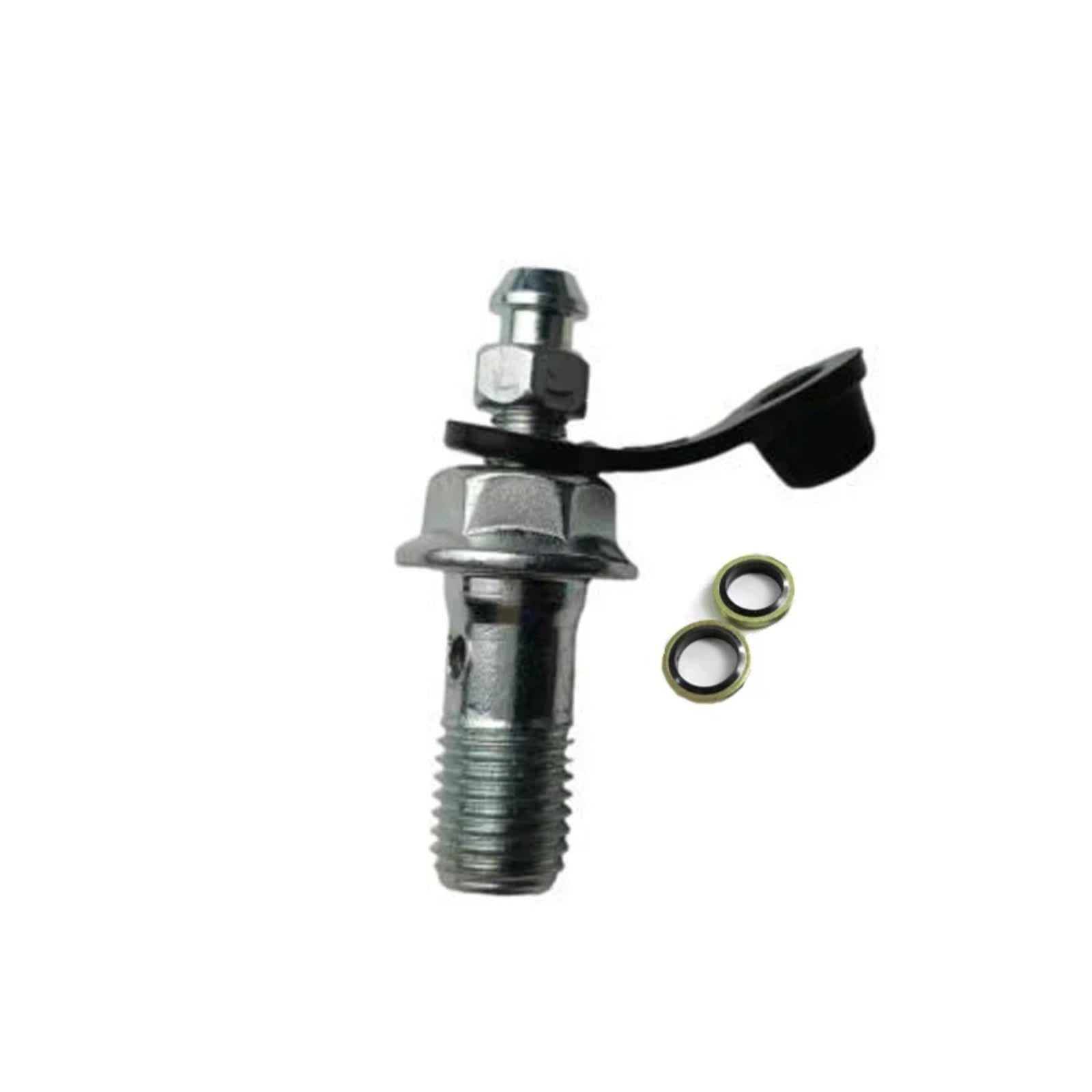 YSSLYEU Motorrad Schrauben Muttern M10 * 1,25 MM Allgemeine Teile Motorrad Deflation Ölablassschraube Auspuffschraube Banjo Für Schraube Für Bremssattel Schlauch Schlauch Für Hauptzylinder von YSSLYEU