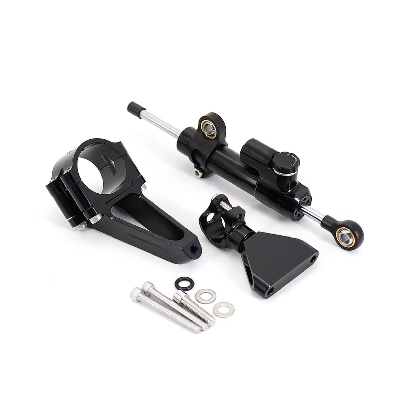 YSSLYEU Stabilisator Lenkungs Für CBR600 Für CBR 600 Für F4i 1999 2000 2001 2002 2003 2004 2005 2006 2007 Motorrad Lenkung Stabilisieren Dämpfer Halterung Montieren(Black) von YSSLYEU