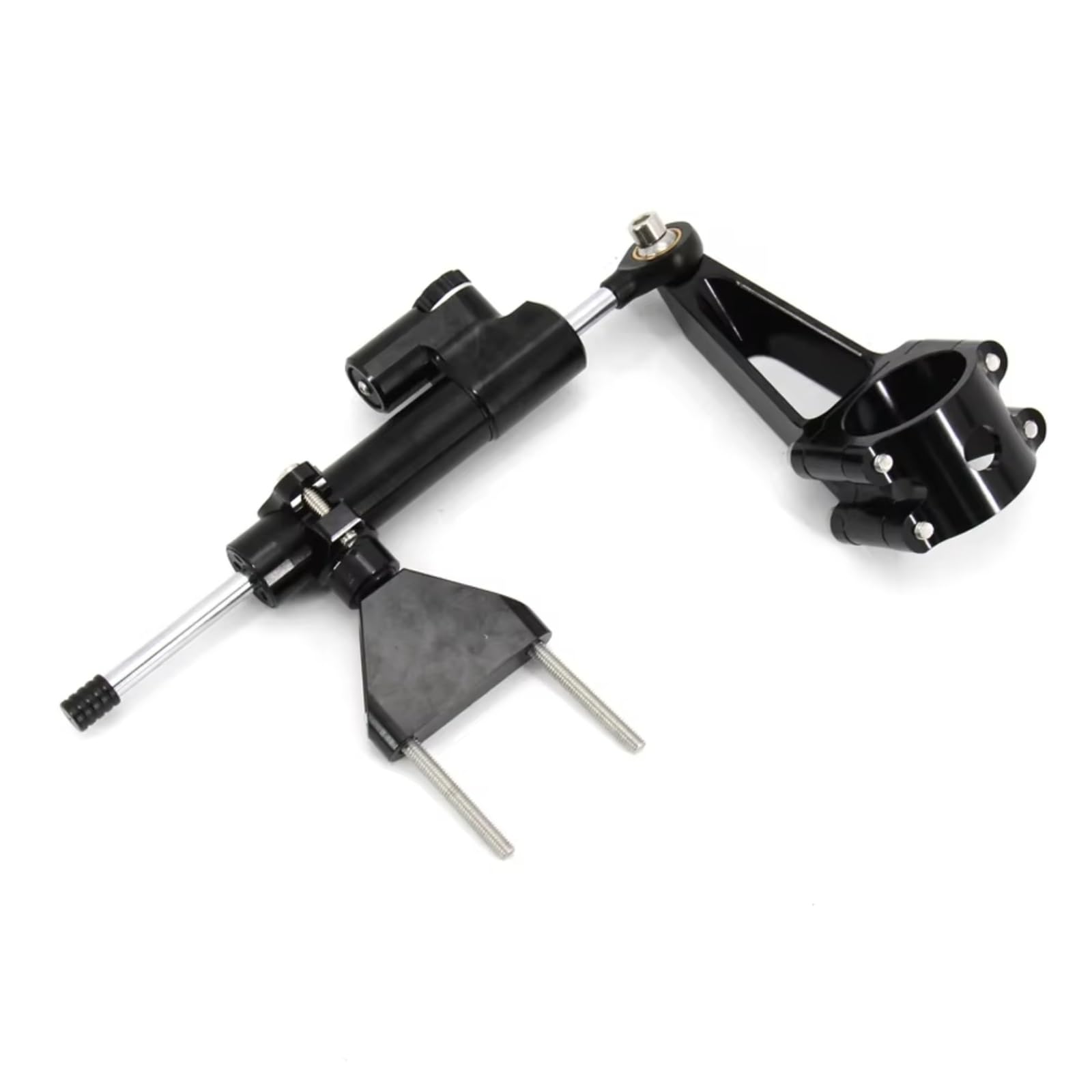 YSSLYEU Stabilisator Lenkungs Kompatibel Mit CBR600 Für F4i Für CBR-600 1999–2007 2006 2005 2004 Motorrad Lenkungsdämpfer Stabilisatorhalterung CNC Lenkhalterungssat von YSSLYEU