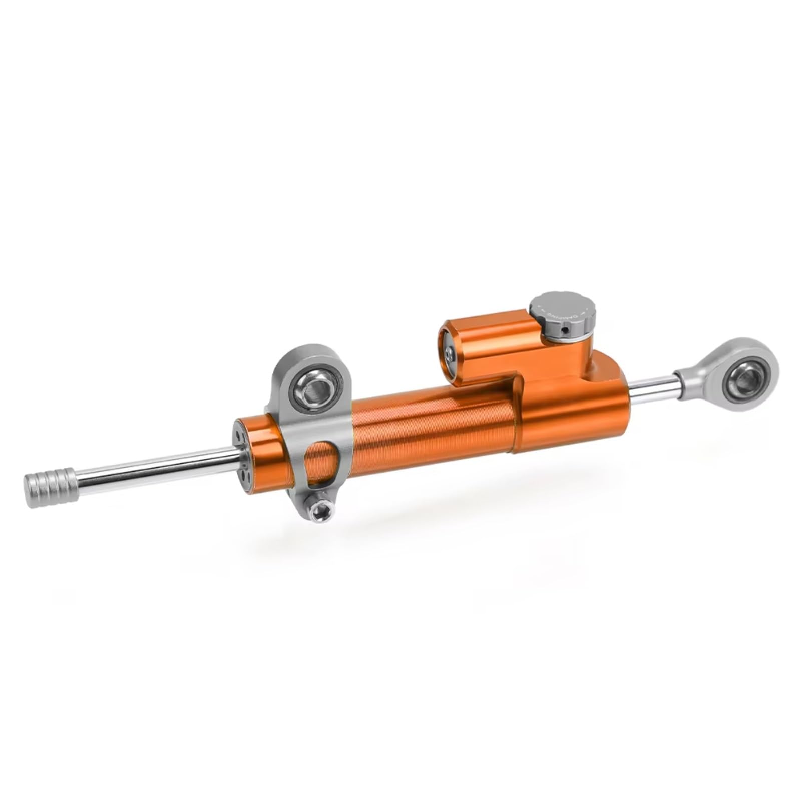 YSSLYEU Stabilisator Lenkungs Kompatibel Mit Cb600F Für Hornet Für CB600 Für CB650F Für CB650R 750 750F Motorrad Lenkungsdämpfer Verstellbares Aluminium Zubehör(Orange) von YSSLYEU