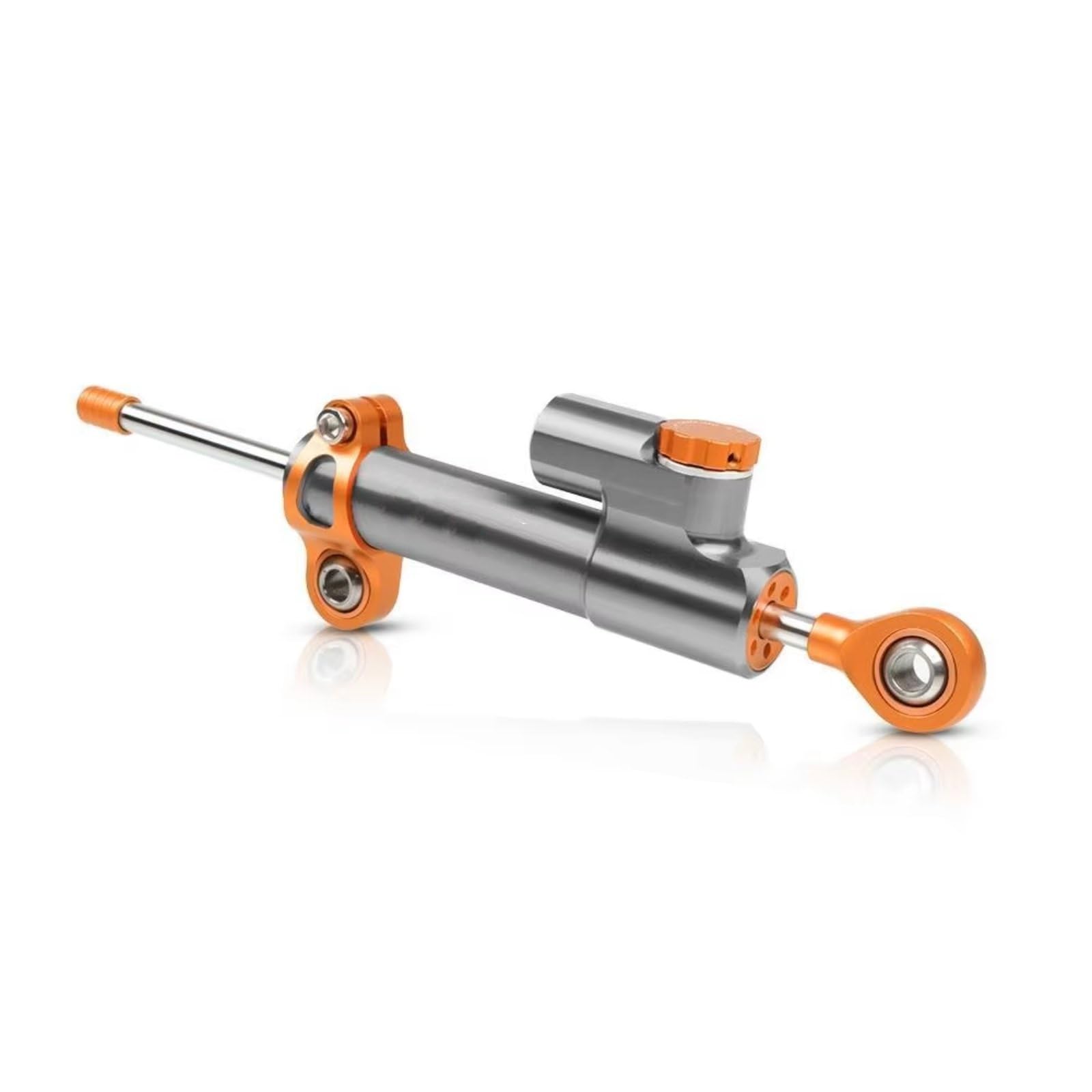 YSSLYEU Stabilisator Lenkungs Kompatibel Mit Yamaha Für 2001–2005 Für 2002 2003 Motorrad Verstellbare Lenkung Stabilisierende Dämpferhalterung(Gray-Orange) von YSSLYEU