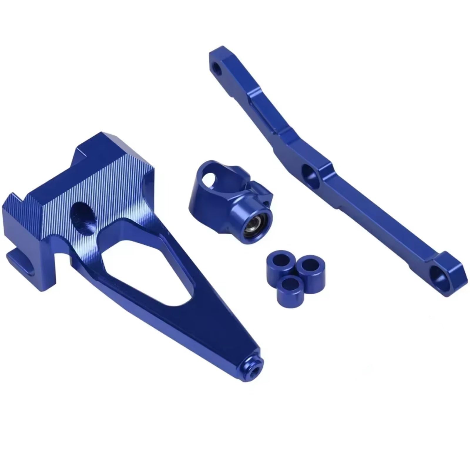 YSSLYEU Stabilisator Lenkungs Kompatibel Mit Yamaha Für MT09 Für FJ09 Für FZ09 Für MT-09 Für FJ-09 Für FZ-09 Motorradlenkung Stabilisieren Dämpferhalterung(Blue) von YSSLYEU