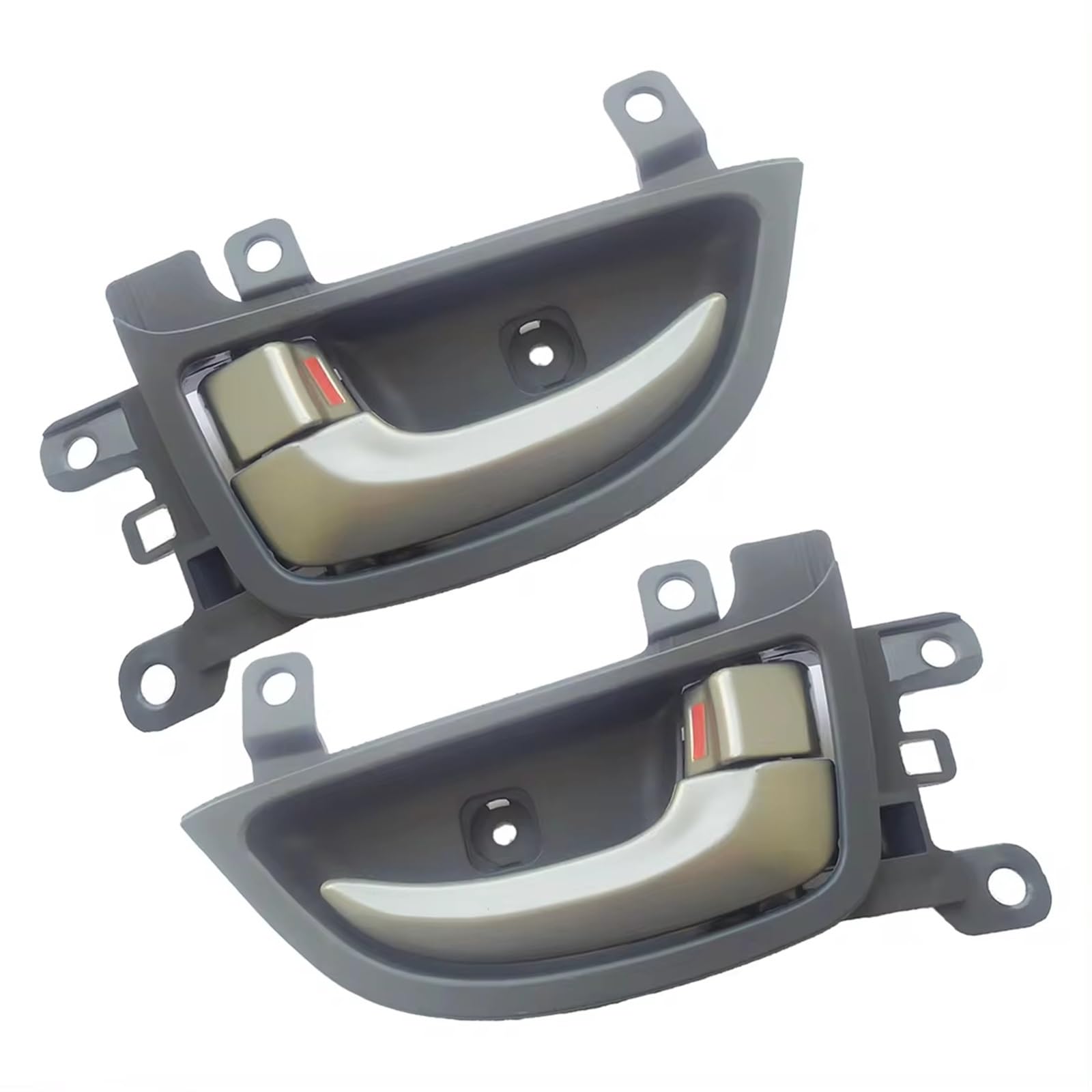 YSSLYEU Türgriff Innentür Auto Kompatibel Mit Hyundai Für Elantra 2011–2016 1 Paar Auto-Innentürgriff Hinten Links Und Rechts Graues Kunststoffzubehör OEM: 83610-3X110 83620-3X110 von YSSLYEU