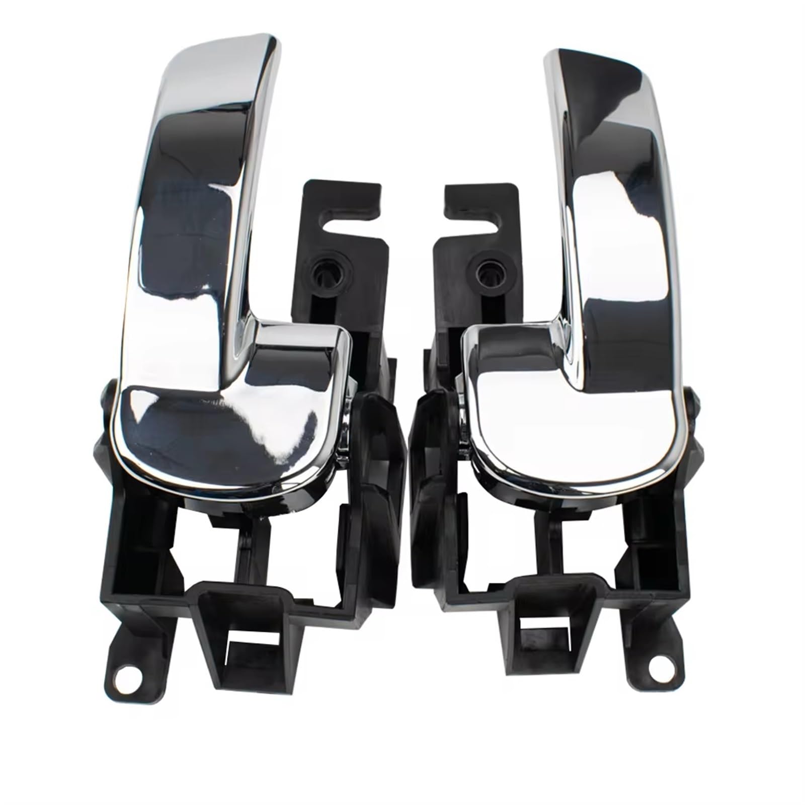 YSSLYEU Türgriff Innentür Auto Kompatibel Mit Nissan Für Navara D40 Für Pathfinder R51 2004–2014 Vorne Hinten Links Rechts Innentürgriffknopfschlossabdeckung 806714X02B(1 Pair) von YSSLYEU