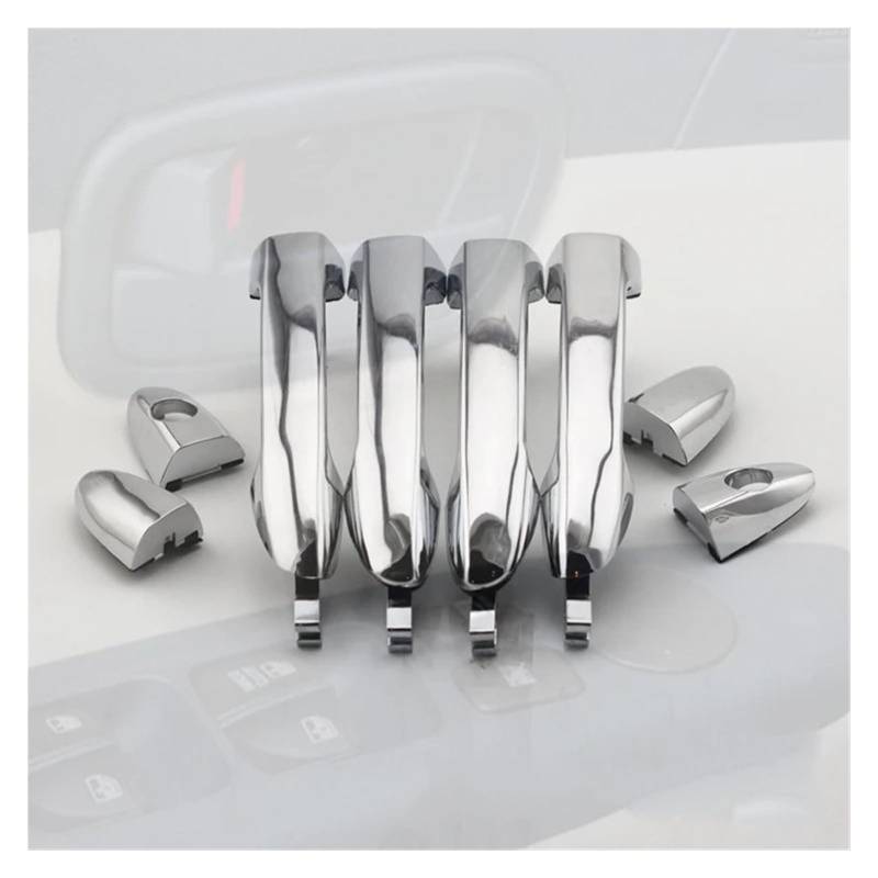 Außentürgriffe FÜR F K&ia FÜR C&Erato FÜR CHORME 4PCS EIN Auto Set AUSSEN TÜRGRIFF Außentürgriff Kappen von YTHTPZR