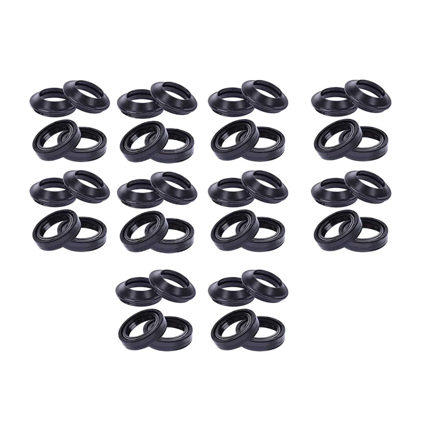 33x46x11 Gabel Öl Dichtung 33 46 Staub Dichtung for 50 2014-2016 125 1997-2005 125 2007(20pc seal 20pc cover) von YTNBGRF