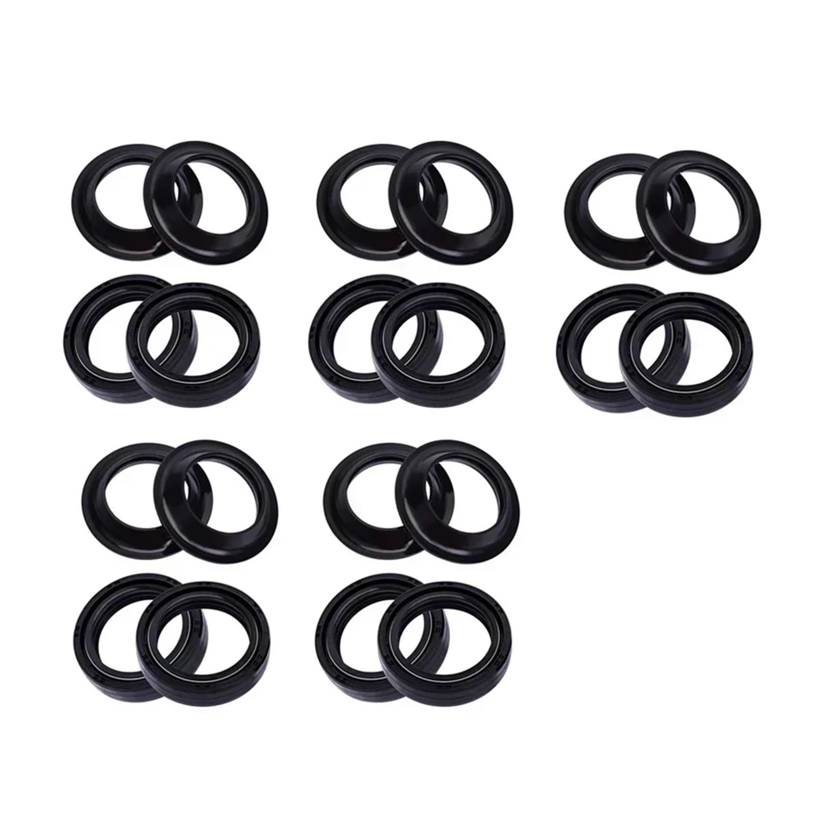 35x48x11 35 * 48 Motorrad Gabel Dämpfer Öl Dichtung 35 48 Staub Abdeckung for XLH883 XLH1000 XLH 883 1000(10pc seal 10pc cover) von YTNBGRF