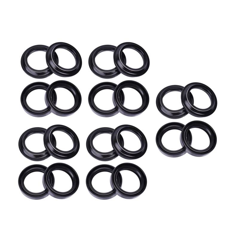 37x50x11 37 * 50 Motorrad Vorne Schock Gabel Dämpfer Öl Dichtung 37 50 Staub Abdeckung Lip for 230F TRAIL ID 2008-2017 NX250 NX 250(10pc seal 10pc cover) von YTNBGRF